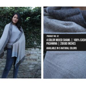 Felted Knitted Shawl