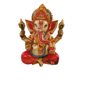 24 cm Crown Ganesh
