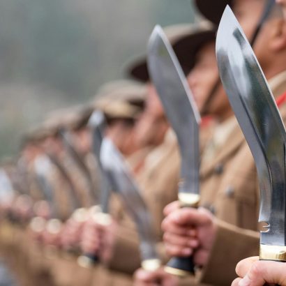 Khukuri or khukri or kukri is a Nepalese knife used by Gurkha soldiers